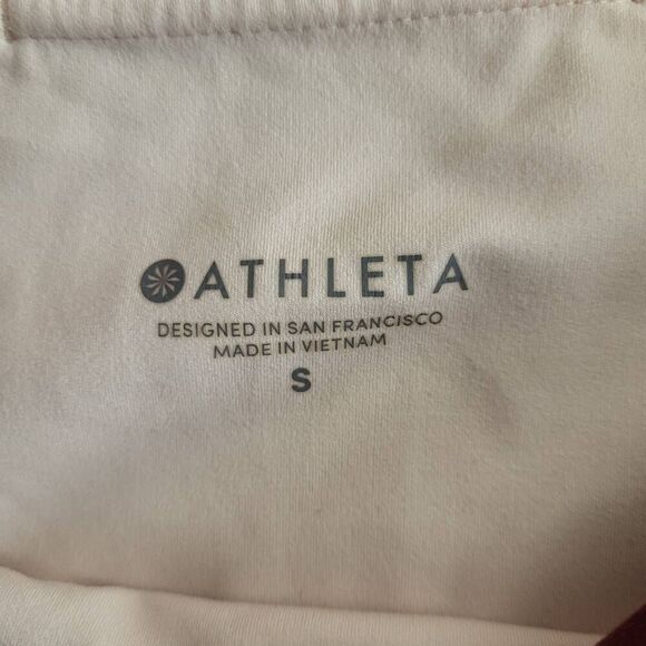 Athleta Womens Elation Asym 7/8 Leggings Size Small Maroon Powervita Athletic - Picture 6 of 10